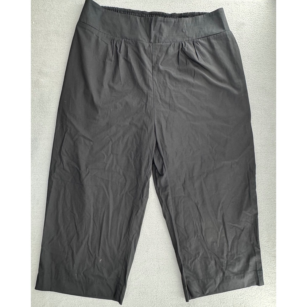 Refinity Crop Pants Sz M Limited Edition Cotton Crop Quiet Luxury Light Weight